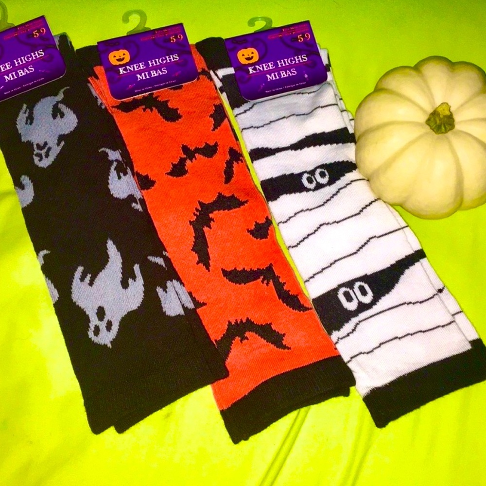 Fun knee-high Halloween socks
